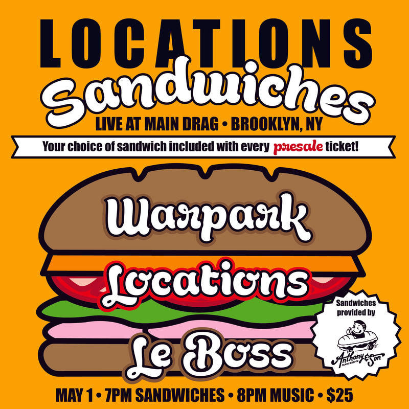 5/01/24 Locations Sandwiches Residency - Le Boss  / Locations / Warpark
