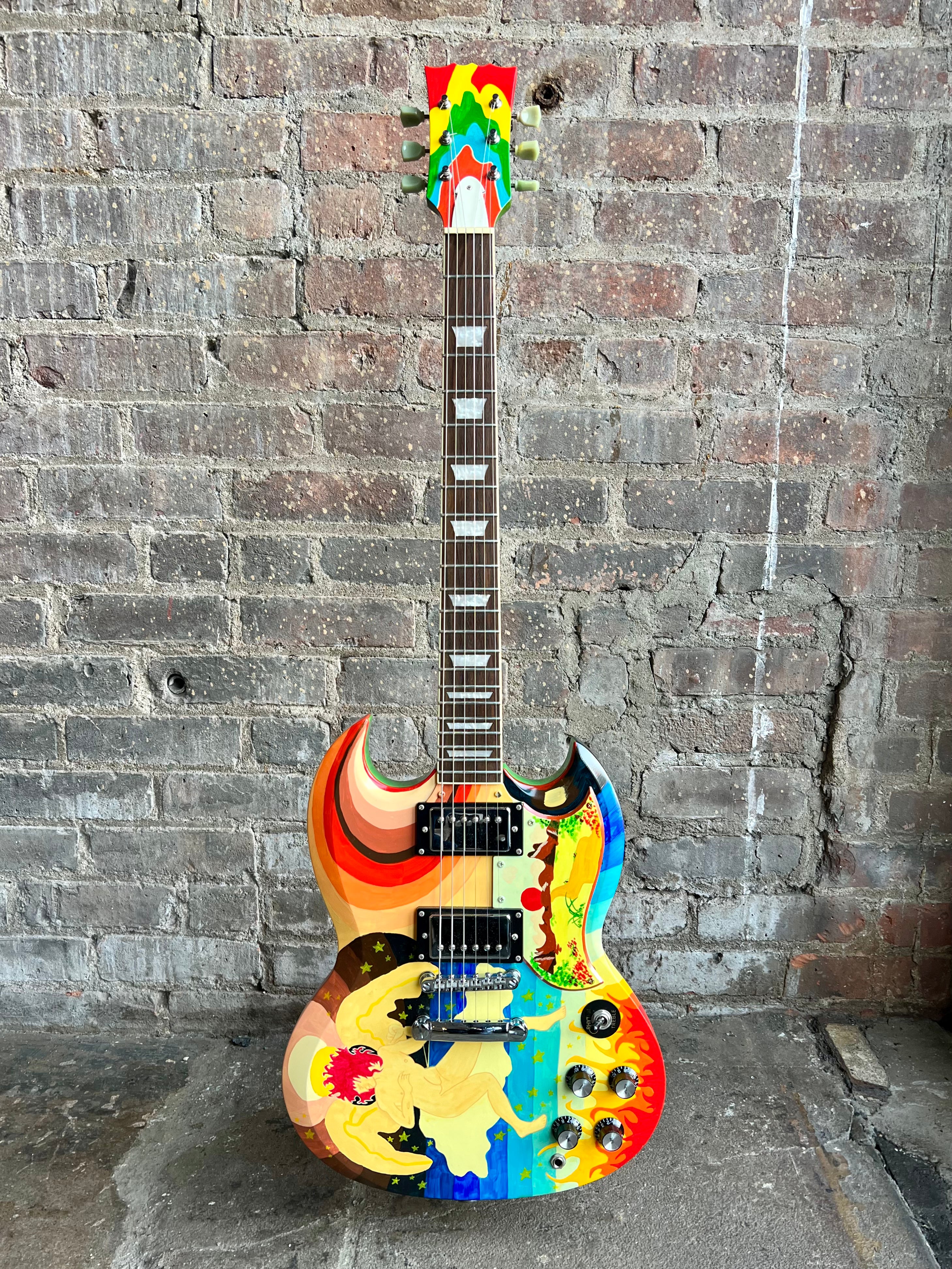 SG the fool レプリカ 1962 Gibson Les Paul (SG) “The Fool” Replica [*Demo Video
