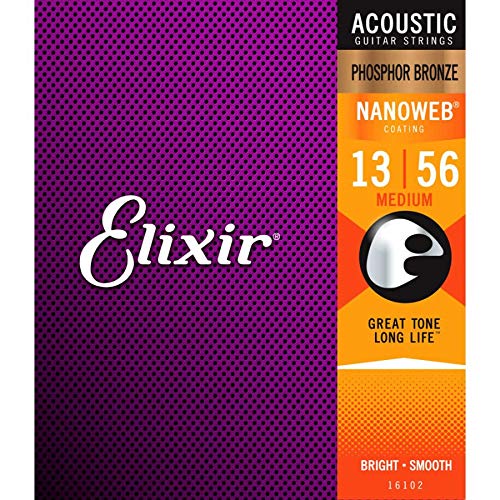 Acoustic Strings, Elixir, 13-56, Front of Package