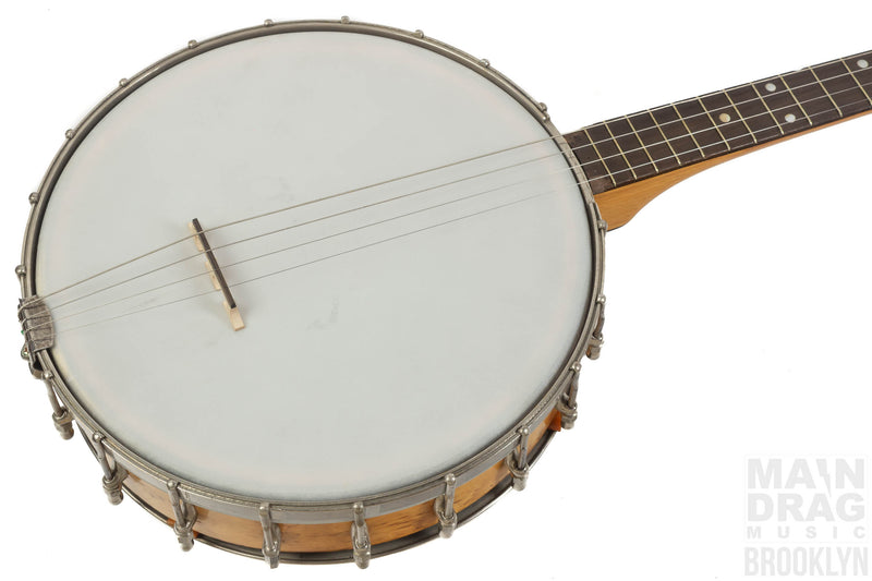 Banjo top and natural wood bottom edge, horizontal