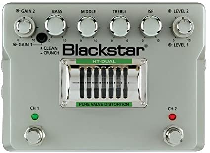 dual distortion pedal Blackstar 2-Channel HT-DUAL Tube Distortion Guitar Effects Pedal