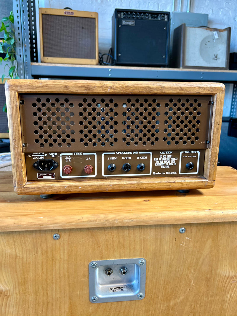 90's Sovtek Mig 50h w/ 412 Cab Natural Wood