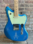 Used Warr J-Style Partscaster "Blue"