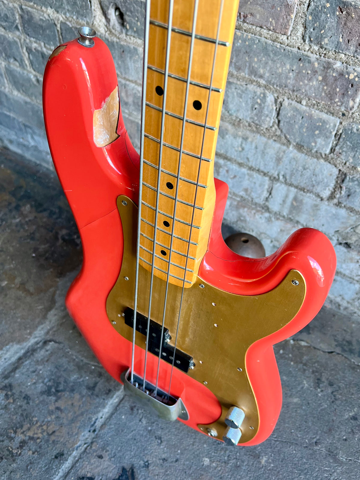 2006 Fender '50s Classic Series Precision Bass Fiesta Red