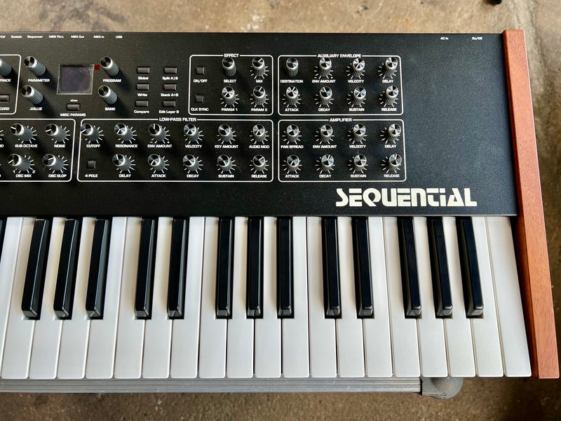 Used Sequential Prophet Rev2 61-Key 16-Voice Polyphonic Synthesizer