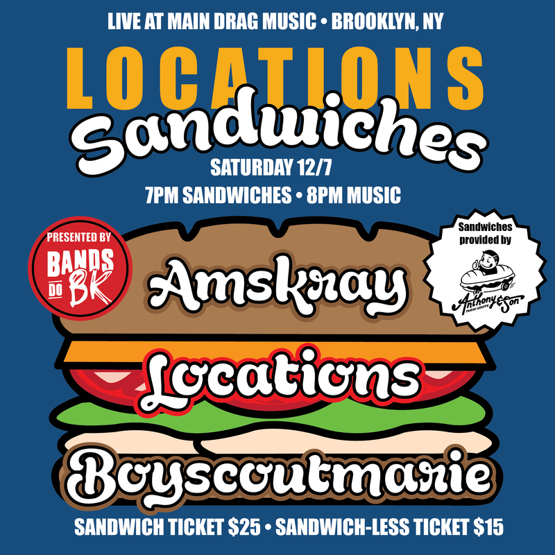 12/07/24 Locations Sandwiches Residency II w/ Boyscoutmarie / Amskray