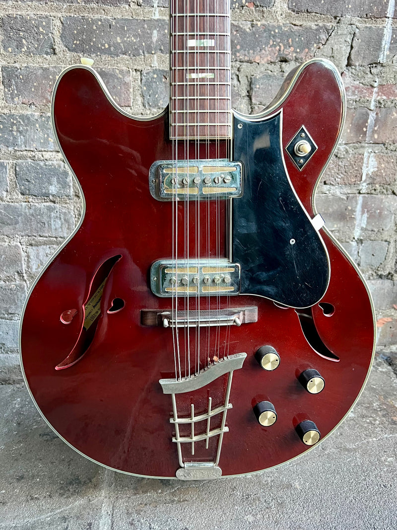 Harmony H79 Hollow Body 12 String 1960’s Burgundy