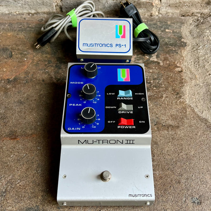 Ca. 1975 Musitronics Mu-Tron III w/ PS-1