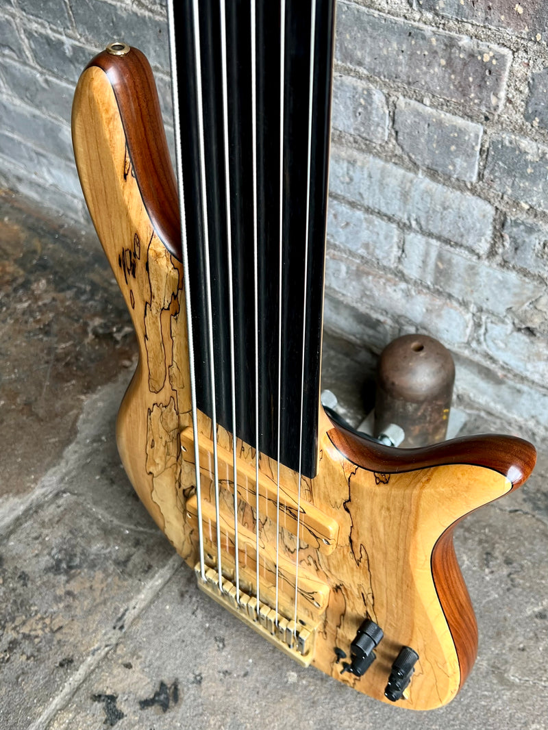 Fodera Monarch Custom 6 String Fretless Bass