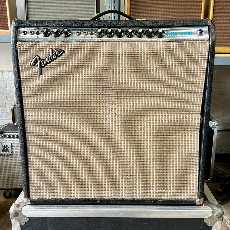 1974 Fender Super Reverb 2-Channel 40-Watt 4x10" Silverface