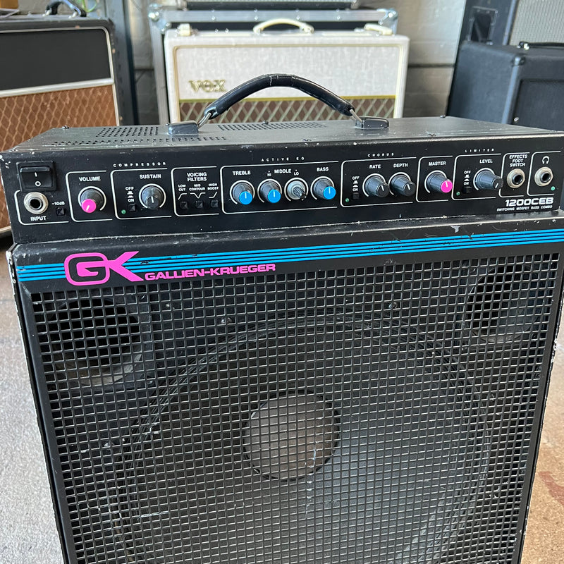 Ca. 1989 Gallien-Krueger 1200CEB Bass Combo 1x15