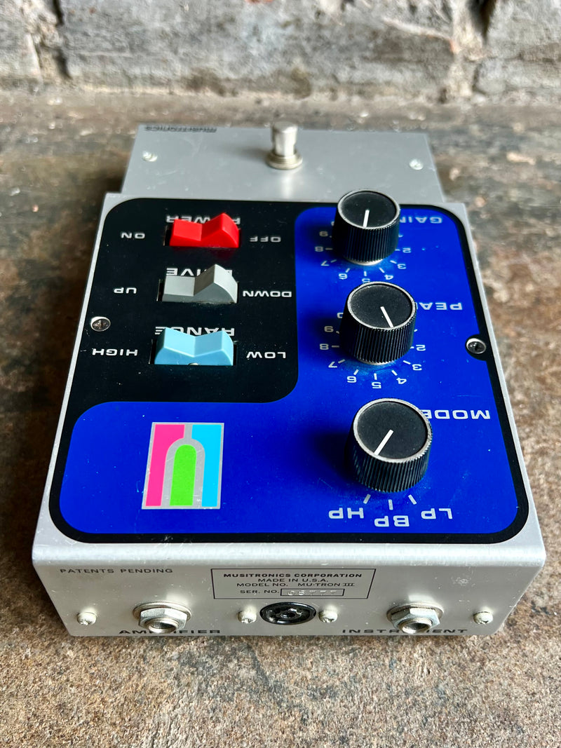 Ca. 1975 Musitronics Mu-Tron III w/ PS-1