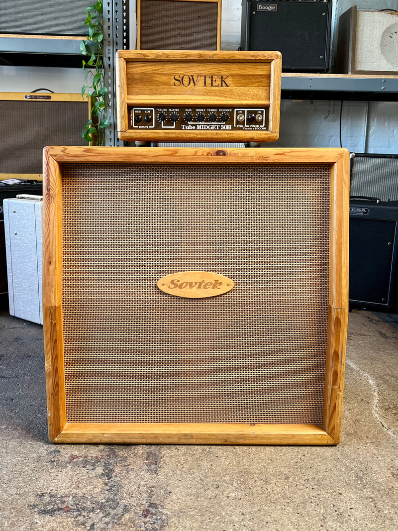 90's Sovtek Mig 50h w/ 412 Cab Natural Wood