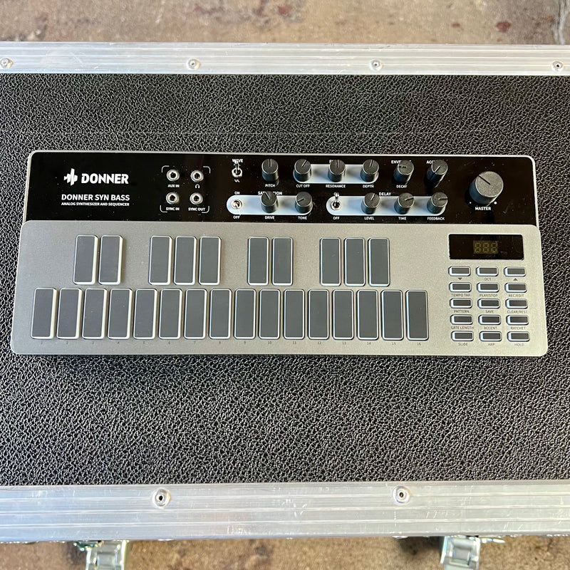 Used Donner B1 Analog Bass Synthesizer and Sequencer