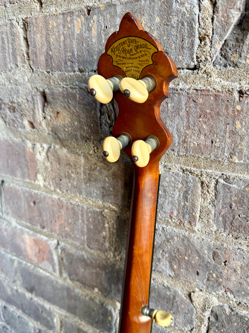 Ca. 1920 Weymann “Keystone State” 5 String Open Back Banjo