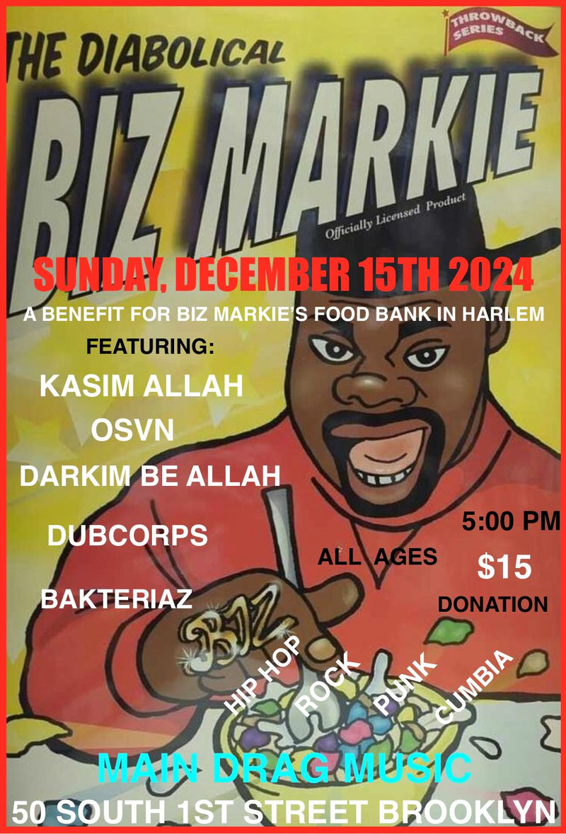 12/15/24 Benefit for Biz Markie’s Food Bank