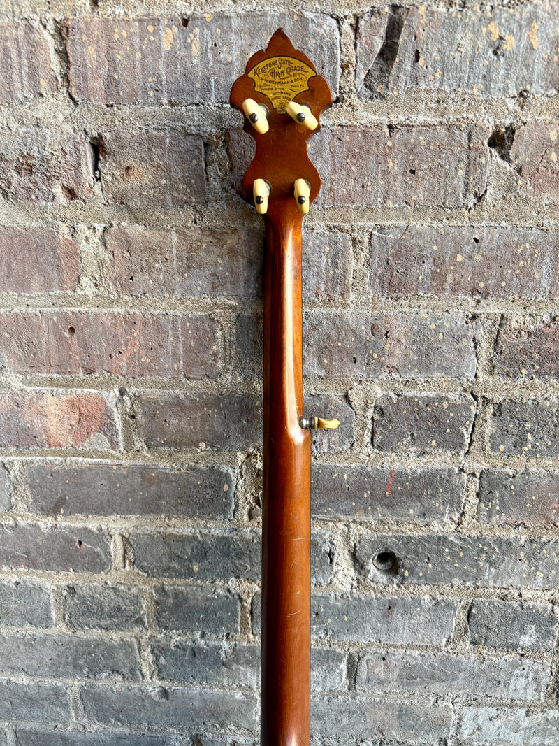 Ca. 1920 Weymann “Keystone State” 5 String Open Back Banjo
