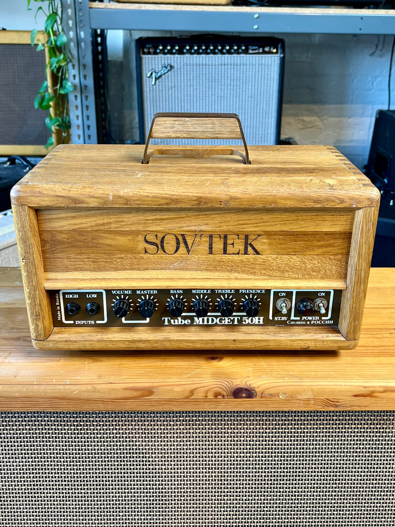 90's Sovtek Mig 50h w/ 412 Cab Natural Wood