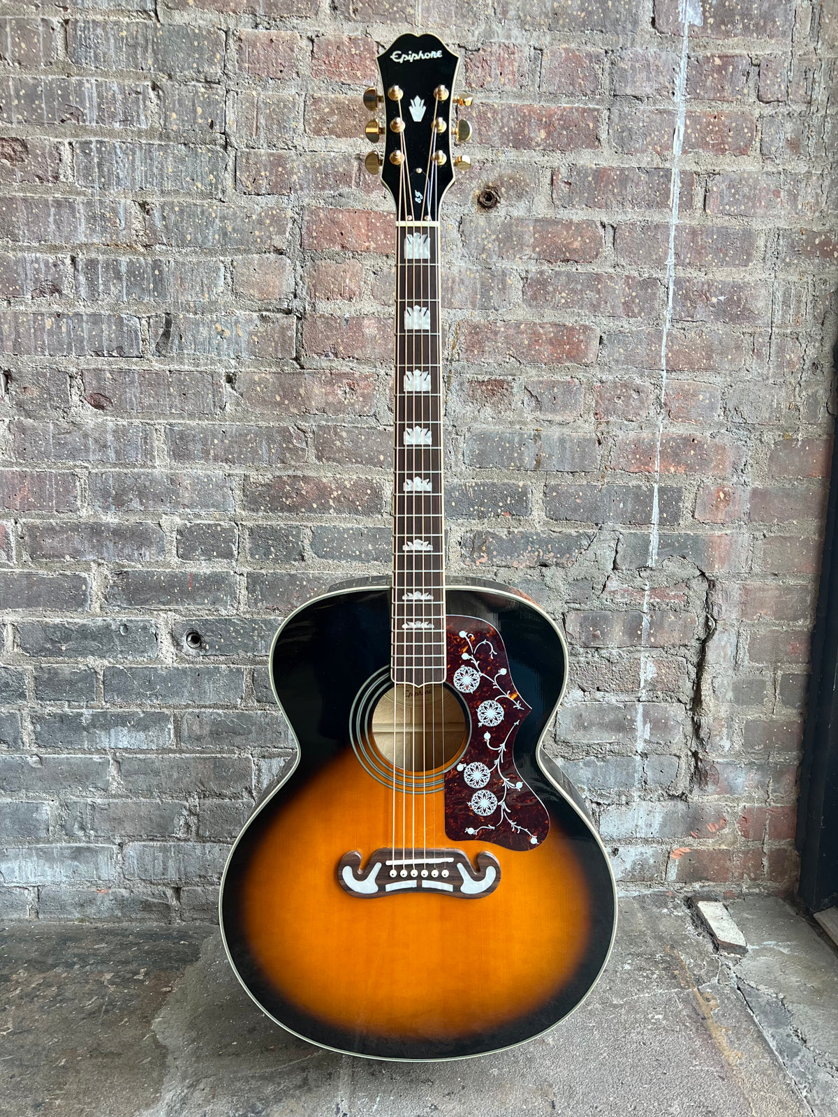 Epiphone アコースティックギター サンバーストEJ200vs 2010 Epiphone EJ-200/VS