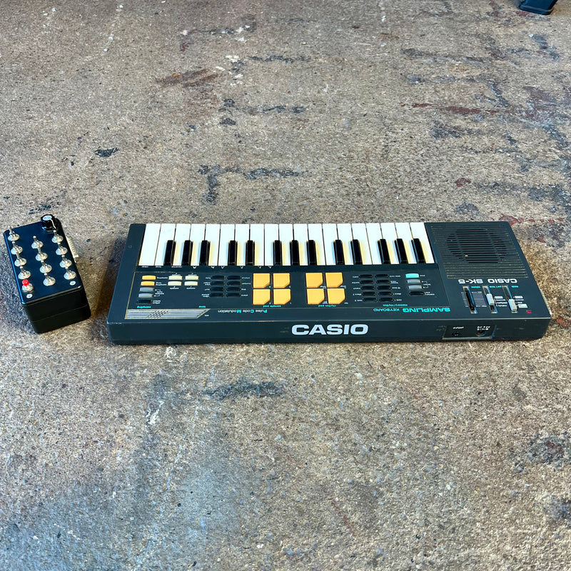 Ca. 1987 Casio SK-5 with Circuit Bend Control Box