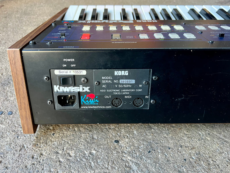 Ca. 1981 Korg PolySix with KiwiSix Midi Upgrade