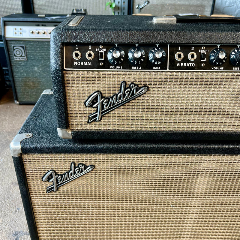 1965 Fender Band-Master with 2 x 12 Cabinet