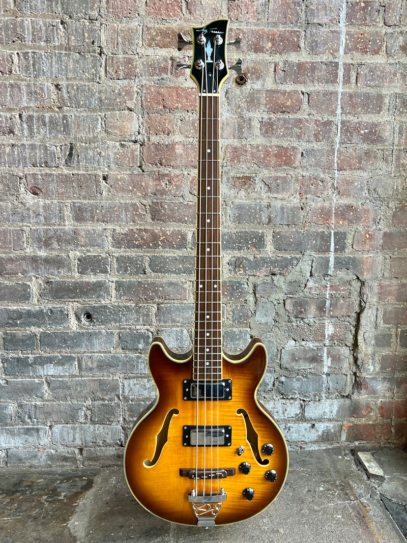 Jay Turser Double Cutaway Semi-Hollow Bass