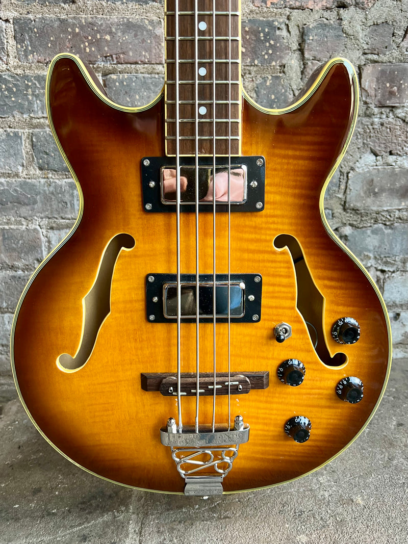 Jay Turser Double Cutaway Semi-Hollow Bass