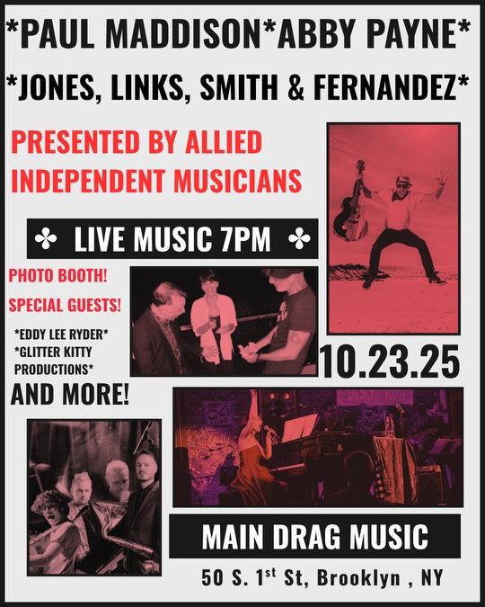 10/23/25 Abby Payne / Paul Maddison / TerribleCat Music