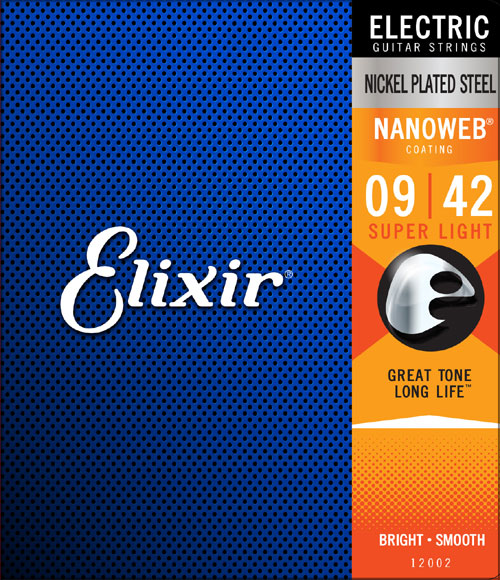 Elixir 12002 Nanoweb .09-.42 Electric Strings