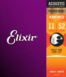 Acoustic Strings, Elixir, 11-52, Front of Package