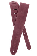 D'Addario Suede Guitar Strap, Burgundy