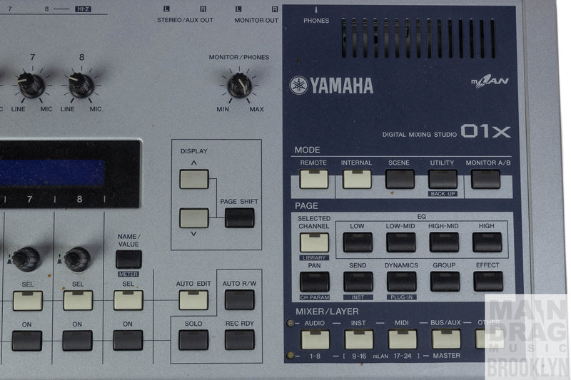 Used Yamaha 01x digital mixer