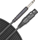 D'Addario Classic Series Unbalanced Microphone Cable, XLR-to-1/4-inch, 25 feet