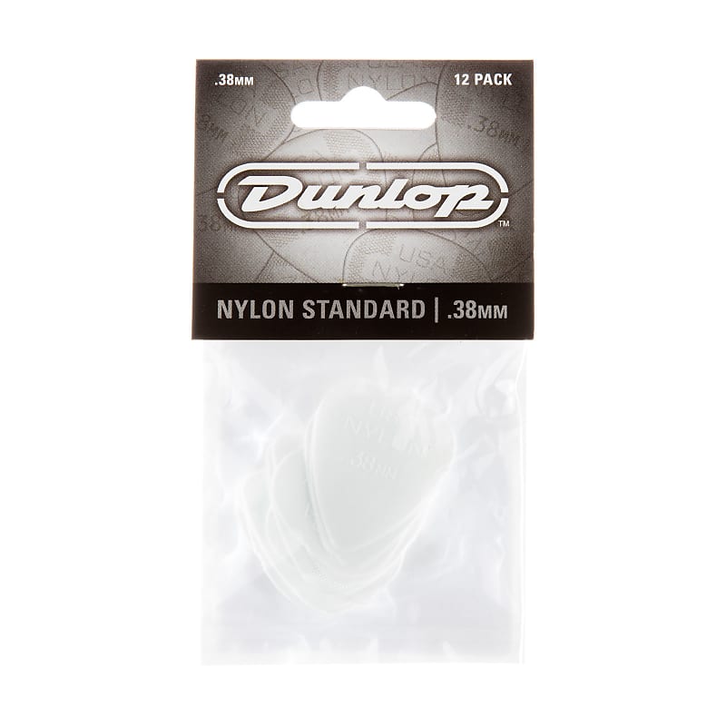 Dunlop 44P38 Nylon Pick Player Pack .38