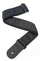D'Addario Woven Guitar Strap, Black Satin