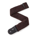 D'Addario Corduroy Woven Guitar Strap , Brown