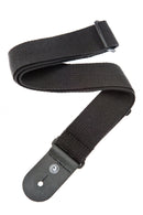 D'Addario Cotton Guitar Strap, Black