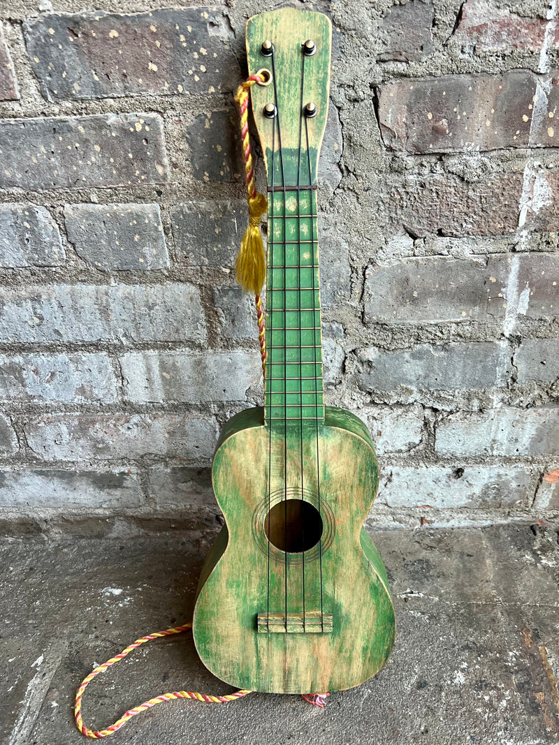 1950's Supertone green soprano ukulele
