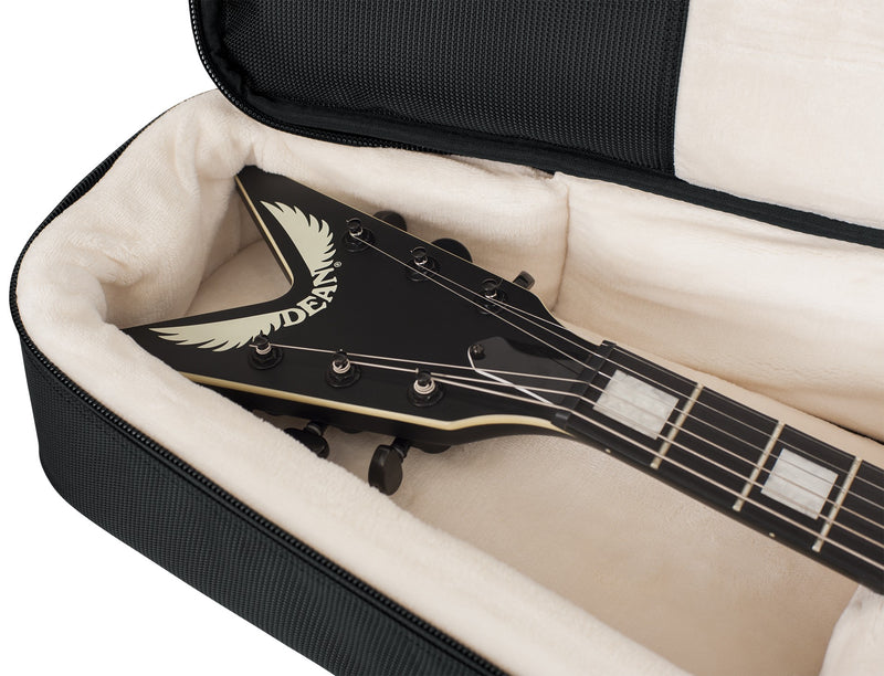 Gator Pro-Go Series 335/Flying V Style Guitar Bag with Micro Fleece Interior and Removable Backpack Straps