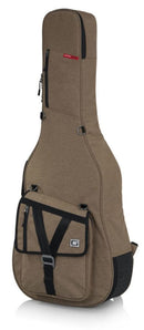 Gator Transit Series Acoustic Guitar Gig Bag with Tan Exterior