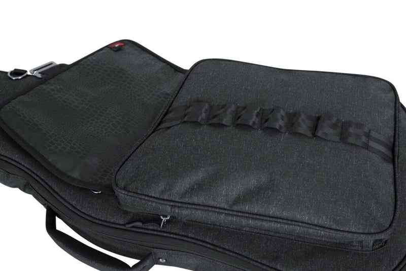 Gator Transit Series Electric Guitar Gig Bag with Charcoal Black Exterior