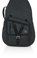 Gator Transit Series Jumbo Acoustic Guitar Gig Bag with Charcoal Exterior