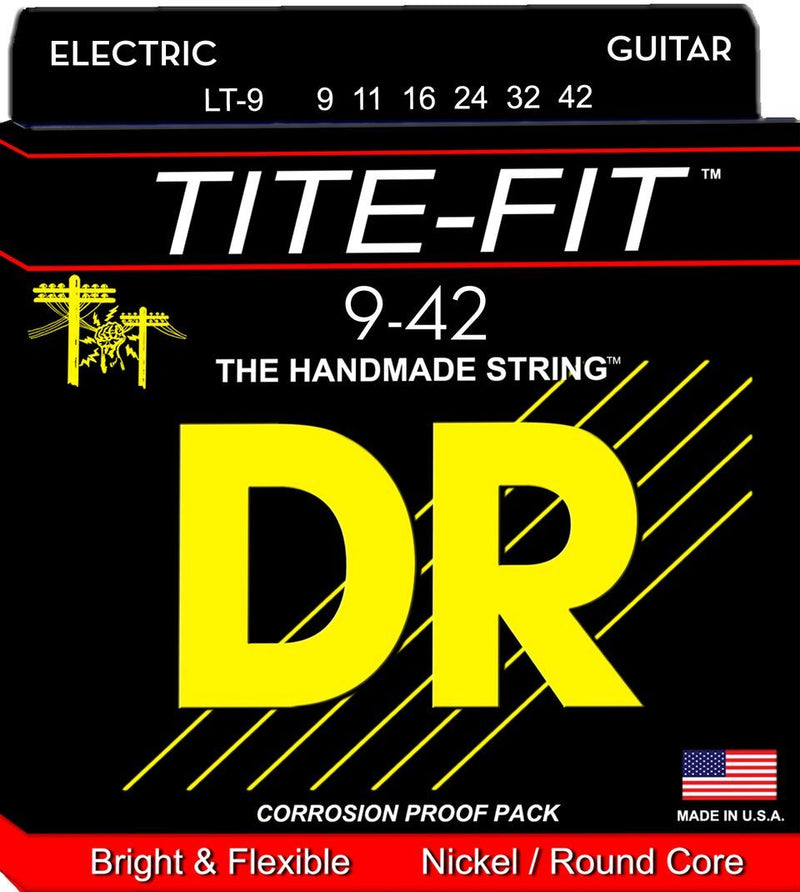 DR Strings LT-9  9-42 Tite-Fit Electric