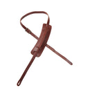 Levy's 5/8" Veg-tan Leather Guitar Strap Burgundy