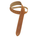 Levy's 2" Suede Guitar Strap- Honey