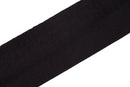 Levy's 3" Black Logo Heavy-weight Cotton Bass Strap With Suede Ends, Black