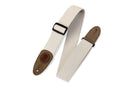 Levy's 2" Signature Series Cotton Guitar Strap, Natural