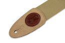Levy's 2" Signature Series Cotton Guitar Strap, Tan