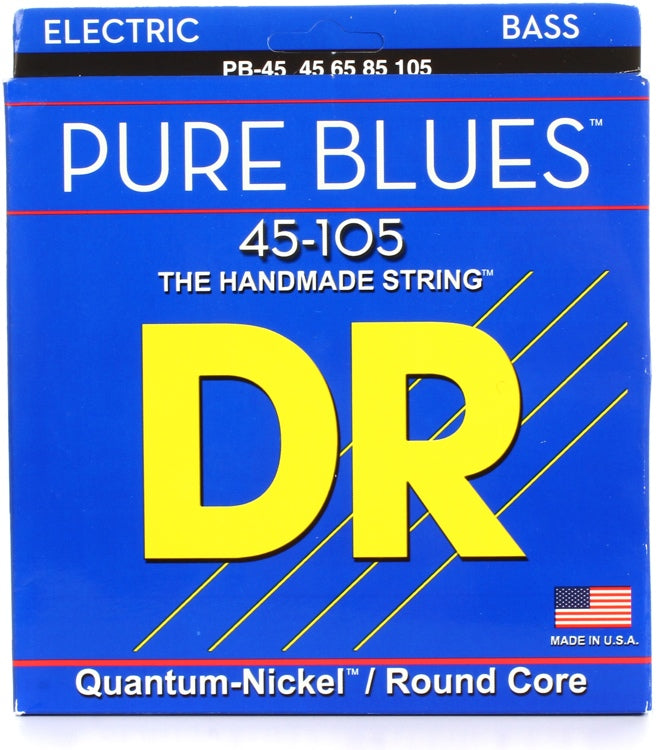 DR Strings Pure Blues Quantum-Nickel: 45, 65, 85, 105